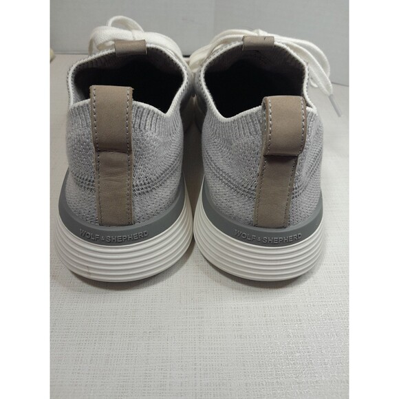 Wolf and Shepherd Mens 11 M  Supreme knit Trainer Comfort Shoe Gray Sneaker main image 4